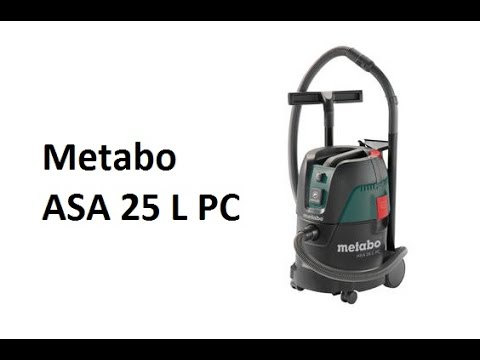 РоботунОбзор: Пылесос Metabo ASA 25 L PC