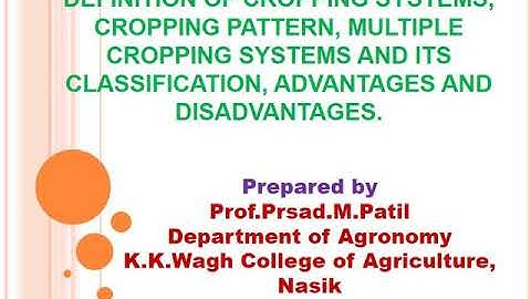 Cropping system by prasad Patil