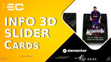 Info 3D Card Slider Listing Widget in Elementor | EC Addons Elementor Tutorial