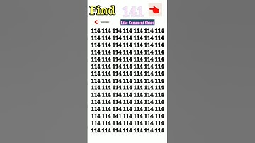 Can you find the odd Number | I give you challenge | Because it