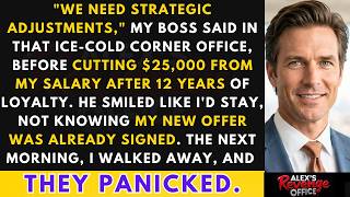 My Boss Cut My Salary By $30K And Smiled — He Had No Idea I Had A $180K Offer