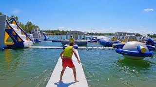 Ridiculous Balloon at Rukkel Lake Inflatable Island