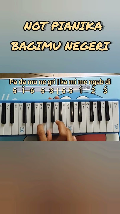 Not Pianika BAGIMU NEGERI #pianika #laguwajib #bagimunegeri #padamunegeri