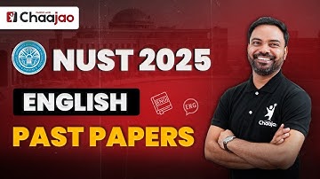 NUST Past Papers Marathon Session | English 120 MCQs for NET-2 2025 Preparation