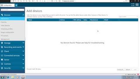 How to connect Axis Camera Station to DeskCamera