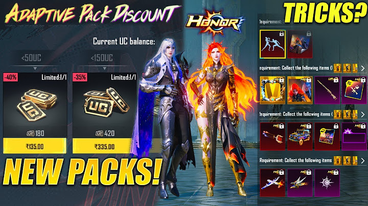 🤔BGMI BEST UC ADAPTIVE PACK IS BACK? || HONOR SPIN TRICK AND NEW FEATURES || 6MB UPDATE IN BGMI.