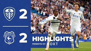 Highlights | Leeds United 2-2 Cardiff City | Summerville scores last-minute equaliser