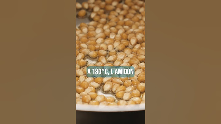 Le pop corn expliqué