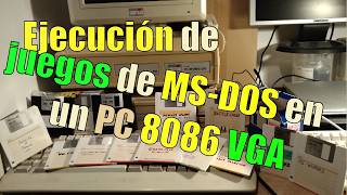 DOSis. DIR .09 Ejecutamos los juegos de DOS que copiamos al disco duro de 32MB en un 8086 VGA |MC151