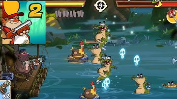 Swamp attack 2 / Episode 1, levels 14 to 19 Gameplay Walkthrough (Part 3)