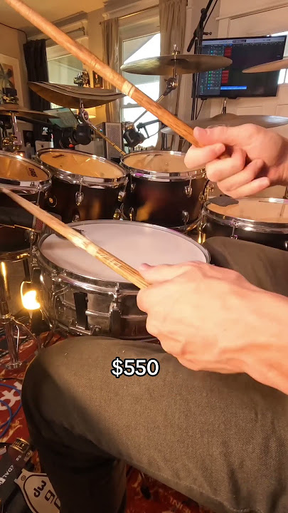 $1 VS $1,000 Snare Drum!