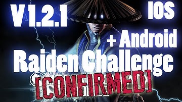 Raiden Challenge on IOS and Android Confirmed! - Mortal Kombat X Mobile  [V1.2.1] [IOS - IPad]