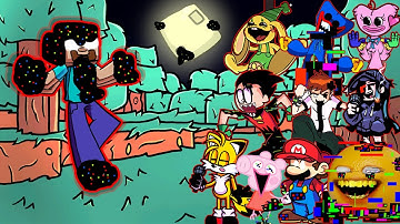 FNF -  Danger (V2) But All Pibby Characters Sings It 🎤 (Every Turn a Different Character Sings)