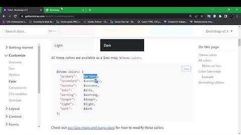 Personalizar Bootstrap 2- Configurar Colores