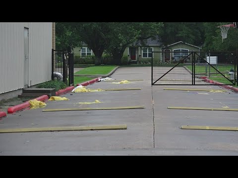 Gym at Legacy Christian Academy in Beaumont damaged during storms Monday