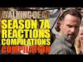 The Walking Dead Season 7A Reactions Compilations Compilation