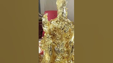 Tượng Lạc Long Quân được mạ vàng như thế nào?  | Đồ Đồng Dung Quang Hà