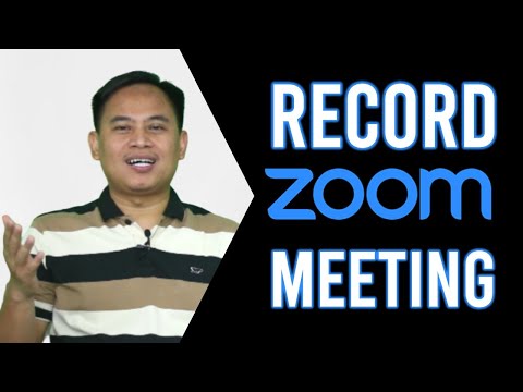 Video: Siapa yang dapat merekam rapat zoom?