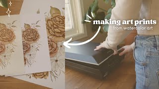 MAKING ART PRINTS + HOW YOU CAN TOO (easy & cheap) | everything i