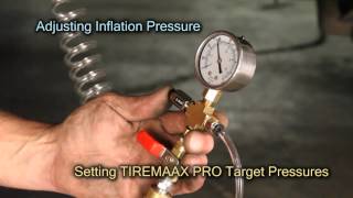 13. TIREMAAX® PRO - Setting the Target Pressure