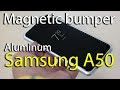 Samsung Galaxy А50. Алюминиевый магнитный бампер / Aluminum magnetic bumper. Asker