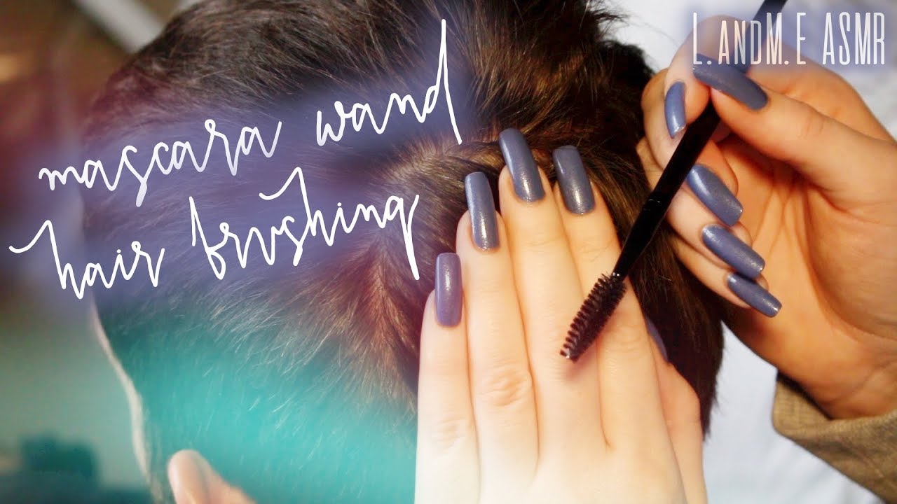 ASMR 💆 || REAL PERSON hair brushing with a spoolie 🤔 || 20 MINS || no talking 🤐 ||