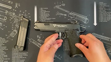 How to Remove and Install the GE Gas Powered 1911 and Hi-capa Slide, Nozzle, Inner and Outer Barrel