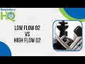 Low Flow vs High Flow O2