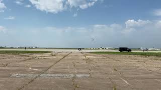 Phi Sikorsky S-76 landing at Tulsa international airport