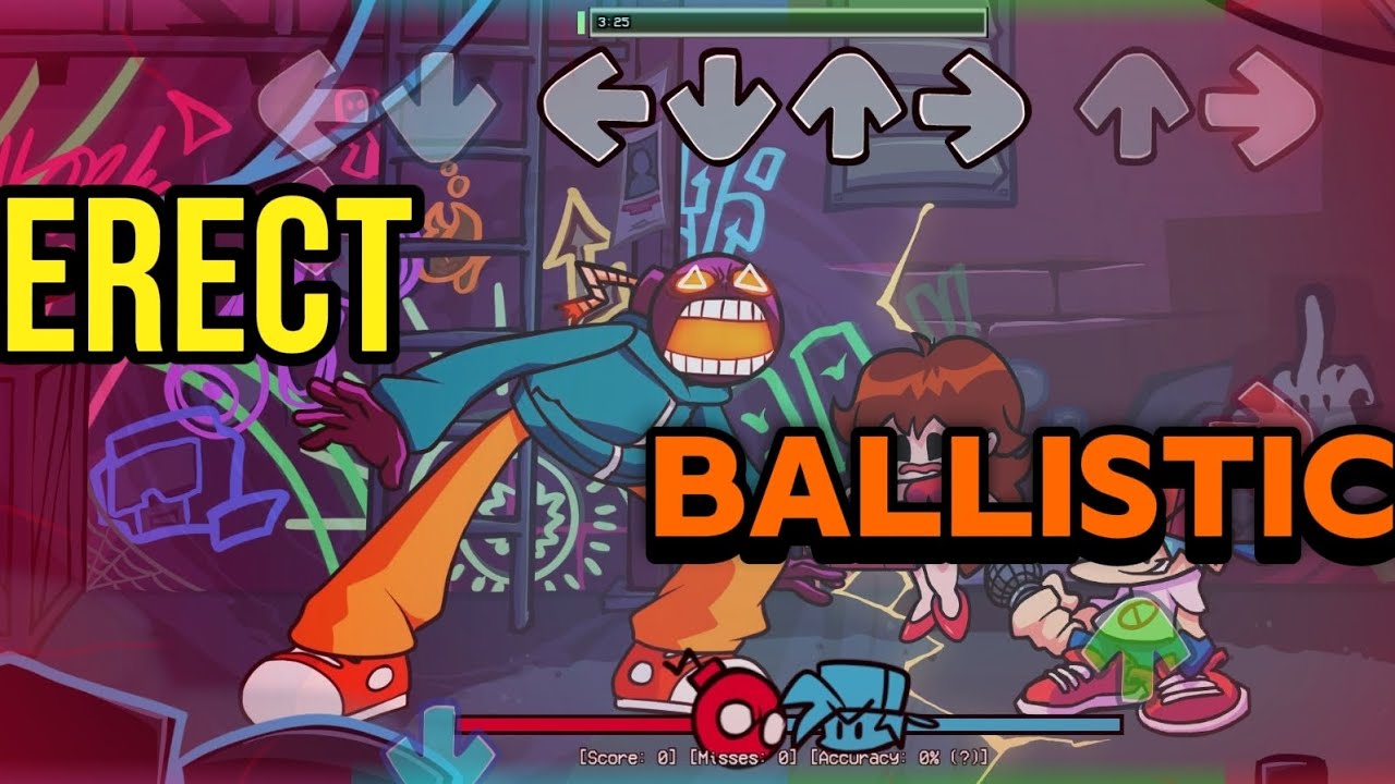 Friday night funkin vs Erect Ballistic l Fnf vs whitty mod - YouTube