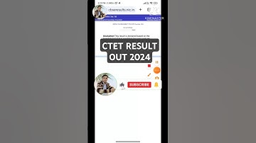 Ctet december results 2024 out | #ctet #ctet2024 #viralvideo