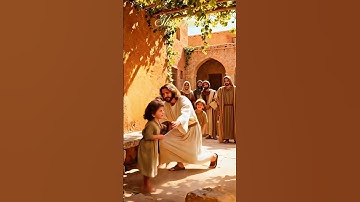 Jesus and the Little Children 👑❤️ | A Moment of Pure Love and Joy