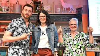 Meister-Quizzer Sebastian Klussmann in unserer Buchhandlung VOLK 2024 thumbnail