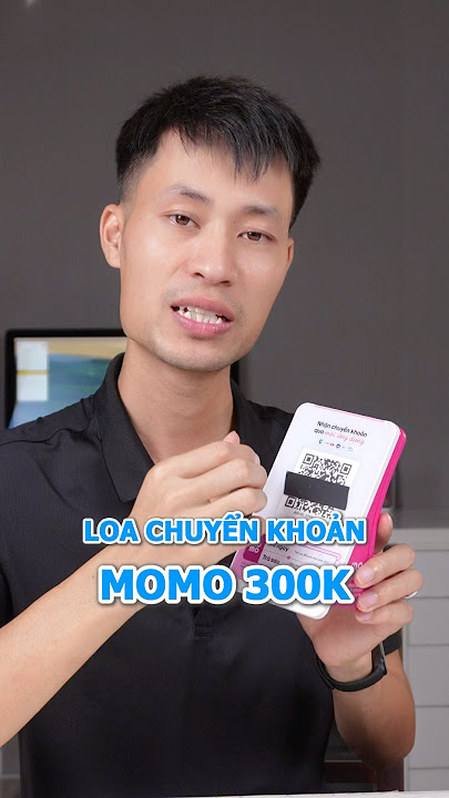 MOMO money transfer speaker #momo #quangvn