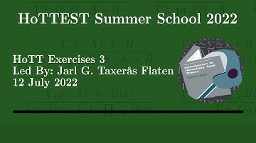 HoTT Problem Session 3: Identity types (Jarl) -- HoTTEST Summer School 2022