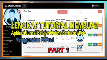 Membuat Jurnal Mengajar Berbasis Web Tanpa Koding- Menggunakan PHPRad Part 1