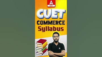 CUET Commerce Syllabus 2024 ✅📚  #cuet2024