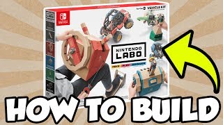 How To Build Nintendo Labo: Toy-Con 03 Vehicle Kit! [🔴LIVE]