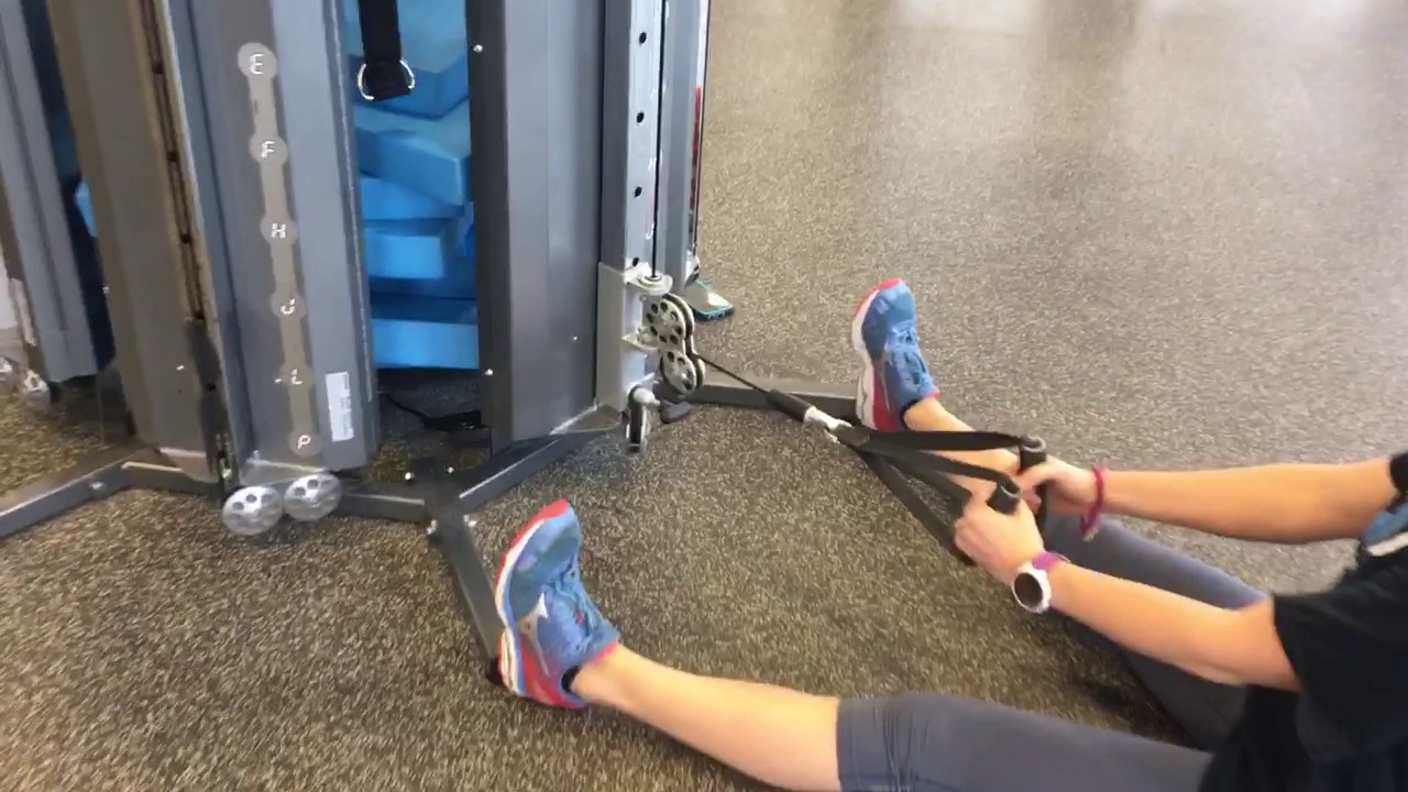 Keiser Rows Seated Keiser Row - YouTube