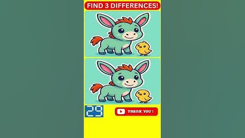 💪Find the Difference Brain Game Challenge⏱️【#192 Find the 3 Differences】 #shorts #quiz #gameplay