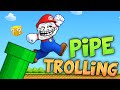 THE MARIO PIPE ARCADE TROLLING w/ FUNNY SOUND EDITS (Minecraft Parkour)