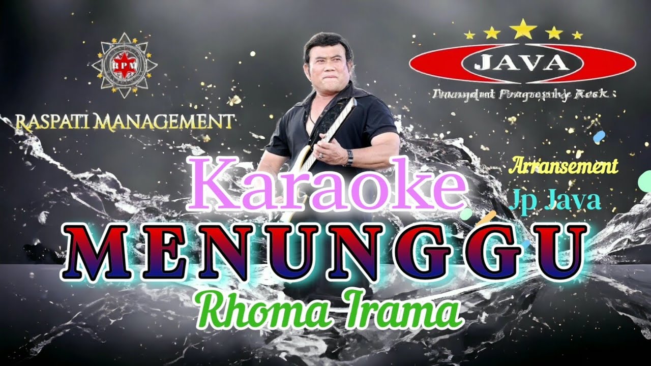 Karaoke Menunggu - Rhoma Irama & Soneta Group || Karaoke Dangdut