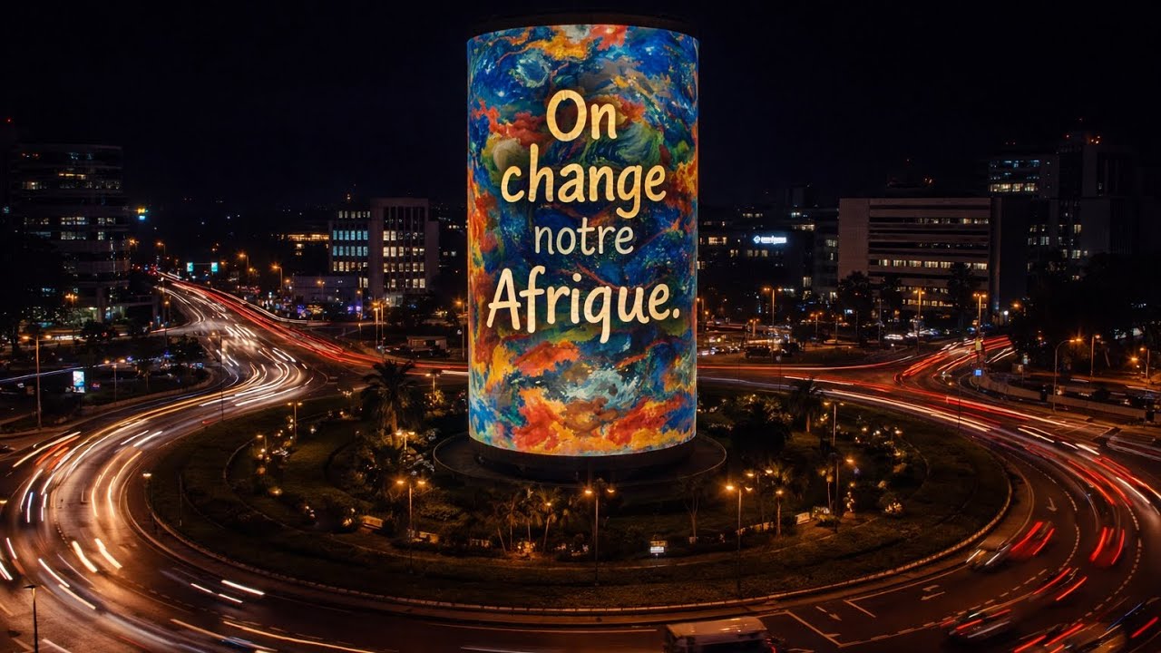 Aujourd'hui, on change notre Afrique. Today we change our africa 