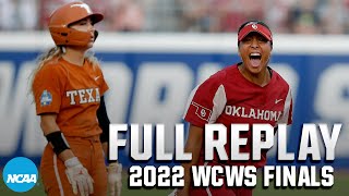 Oklahoma vs. Texas: 2022 Women's College World Series Finals Game 2 | FULL REPLAY screenshot 5