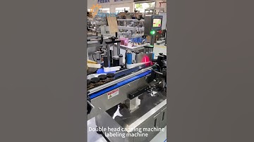 Jar Double head Screw Capping Machine , Automatic Screw Capper Machine , Can Body Labeling Machine