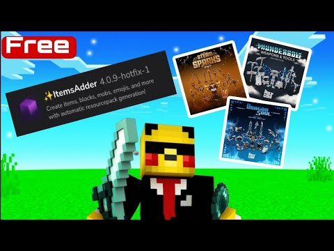 Free ItemAdder Plugin And McModels #minecraft - YouTube