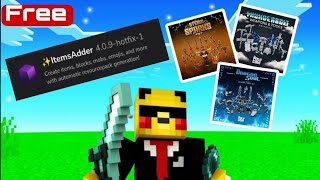Free ItemAdder Plugin And McModels #minecraft