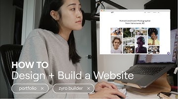 How to design and build a portfolio website in minutes! (Trying Zyro Website Builder)
