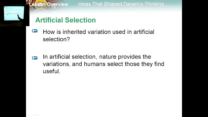 16.2 ideas that shaped darwins thinking
