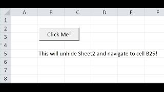 Use Command Button to Navigate Your Workbook Like a Hyperlink screenshot 5